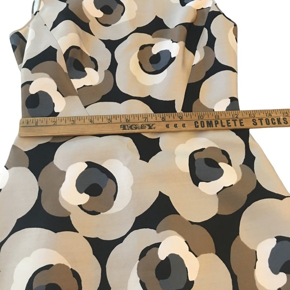 KATE SPADE Deco Rose Della Sheath Dress Cocktail Brown/black Women’s Sz 00 - Picture 10 of 15